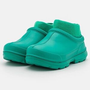 UGG TASMAN X Women Rain Shoes Emerald Green Teal Waterproof Clog Slippers